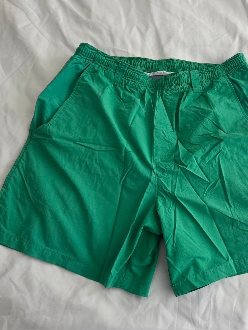 Columbia Omnishade Green Men’s Swim Trunks Size Medium